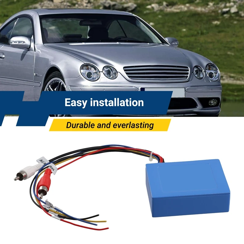 

Car D2B Digital Data Fiber Optic Decoder Car Radio Adapter For Mercedes Benz ML S/CL SL ECS CLK E Class