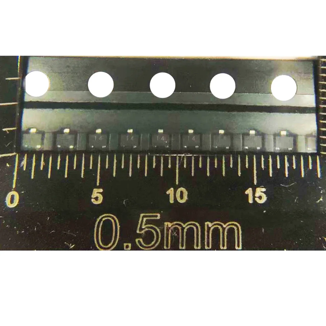 Marcação Triode SMD, DTA114EMT2L PNP, 50mA, SOT723, 100 PCes pelo lote