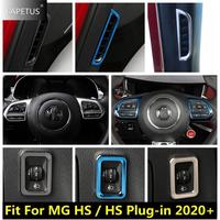 Car Accessories Head Light Lamp / Glove Box / Pillar A Air / Steering Wheel Decor Cover Trim For MG HS / HS Plug-in 2020 - 2024