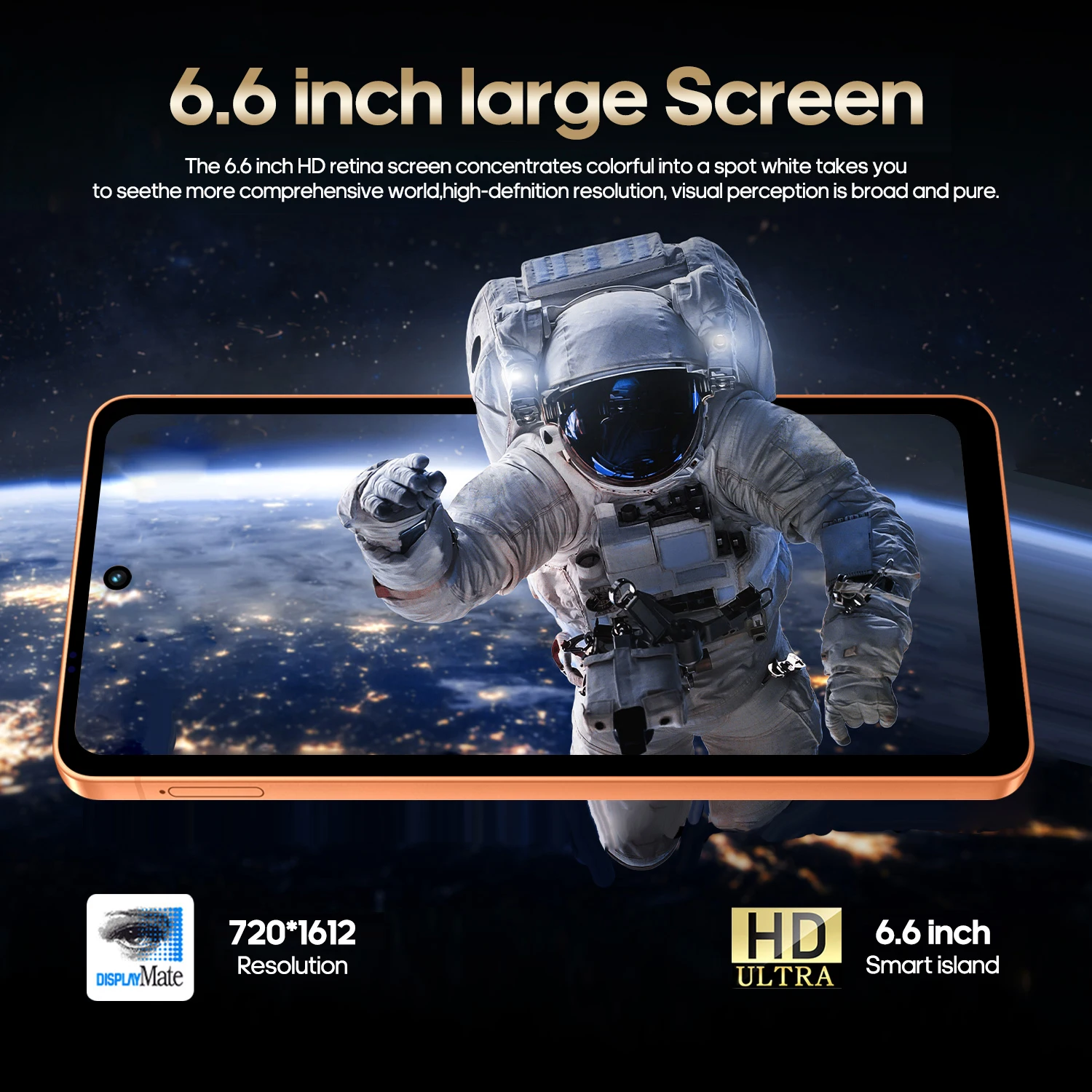 FUFFI S26 Pro Smartphone Android System 12GB RAM 512GB ROM 6.6' Display 16MP Camera 5G LTE Dual SIM With Play Store Mobile Phone