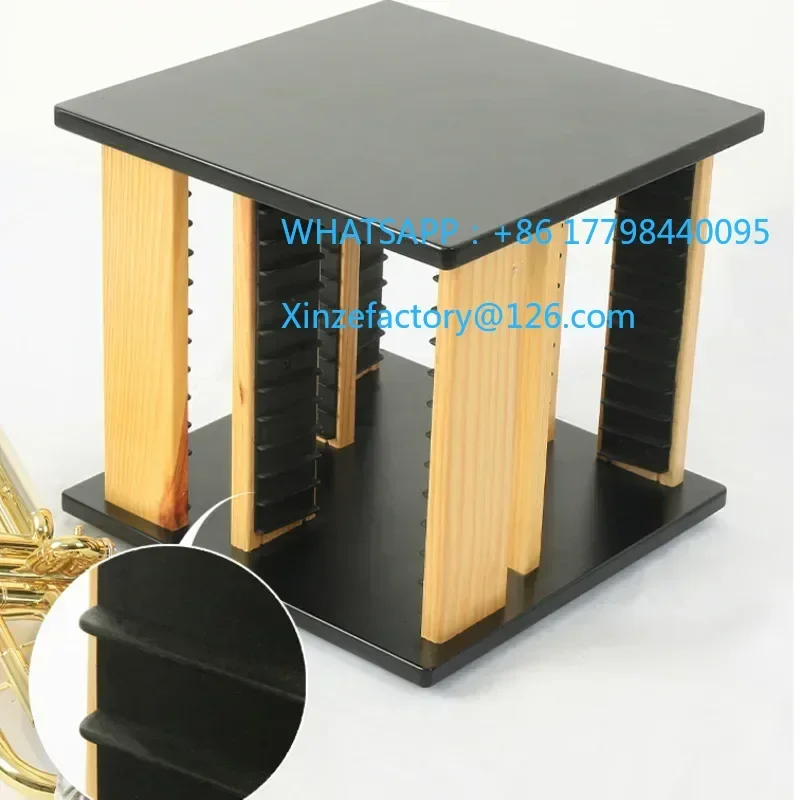 Настраиваемая вращающаяся на 360 градусов настольная полка для хранения компакт-дисков, компактный органайзер для дисков и коробка для сбора, идеальный подарок для меломана