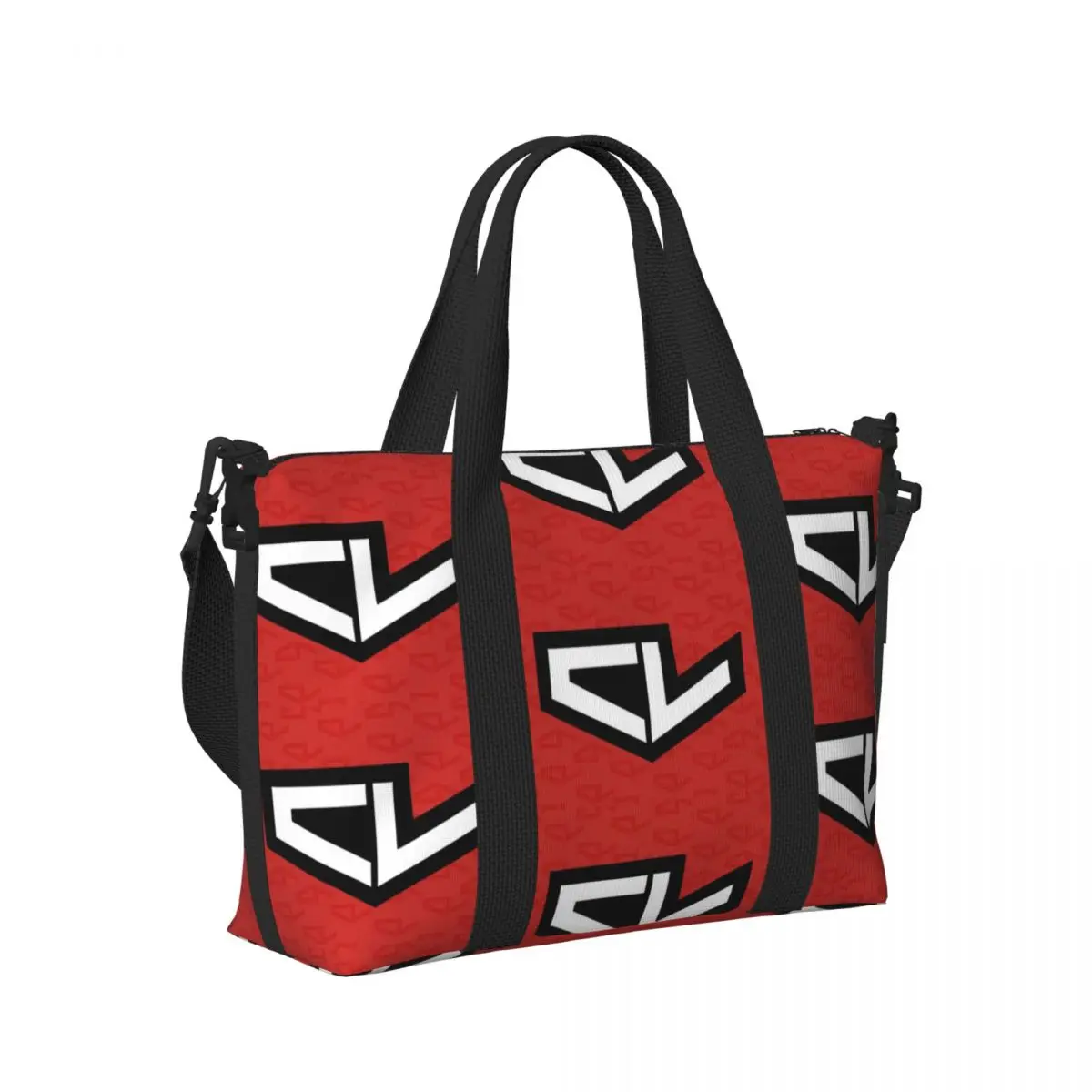 

C-Charles-S L-Leclerc-S Sport Car Racing Driver Beach Travel Bag Tote Bags for Gym Sport Women Shopping Duffle Shoulder Bag
