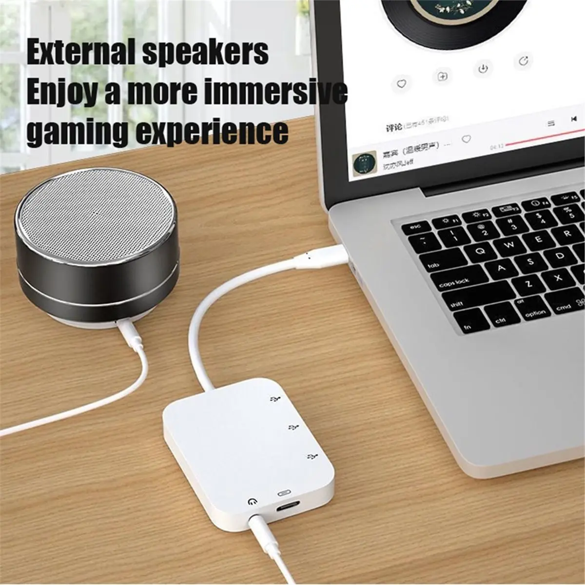 11·11COUPON Type-C HUB Adapter Splitter 3xUSB/3.5mm Jack Audio PD Charging Port for for PixelBook Notebook Laptop