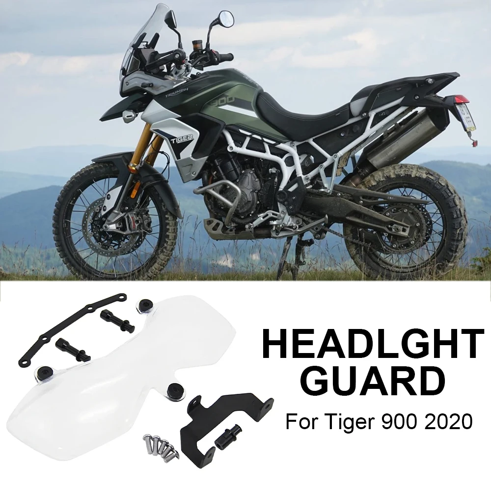 新しい-for-tiger-900-tiger900-2020-オートバイアクセサリーフロントランプカバープロテクターヘッドライト保護ガード透明キット