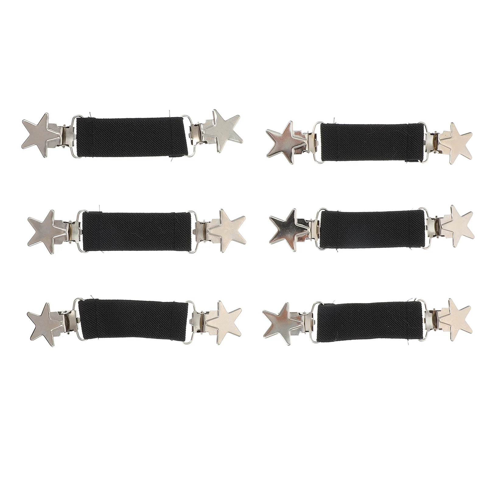 6 قطعة مشبك القفازات المرنة الماسك للعمل في الهواء الطلق مكافحة فقدان المطاط السحابة شال حامل أداة الملحقات