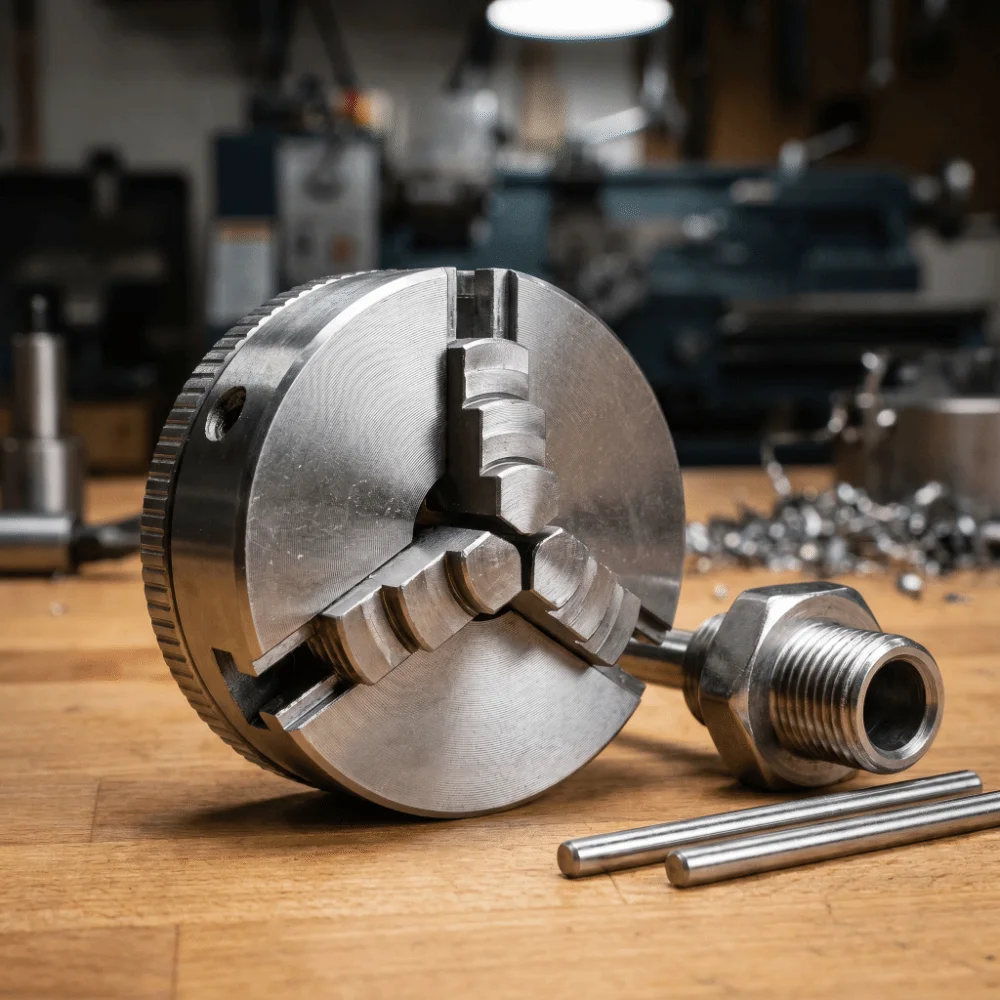 

Durable M12x1mm Thread 3 Jaw Lathe Chuck Aluminum Alloy 10x35mm Clamping Self Centering Lathe Chuck Lathe Jaw Lathe Work