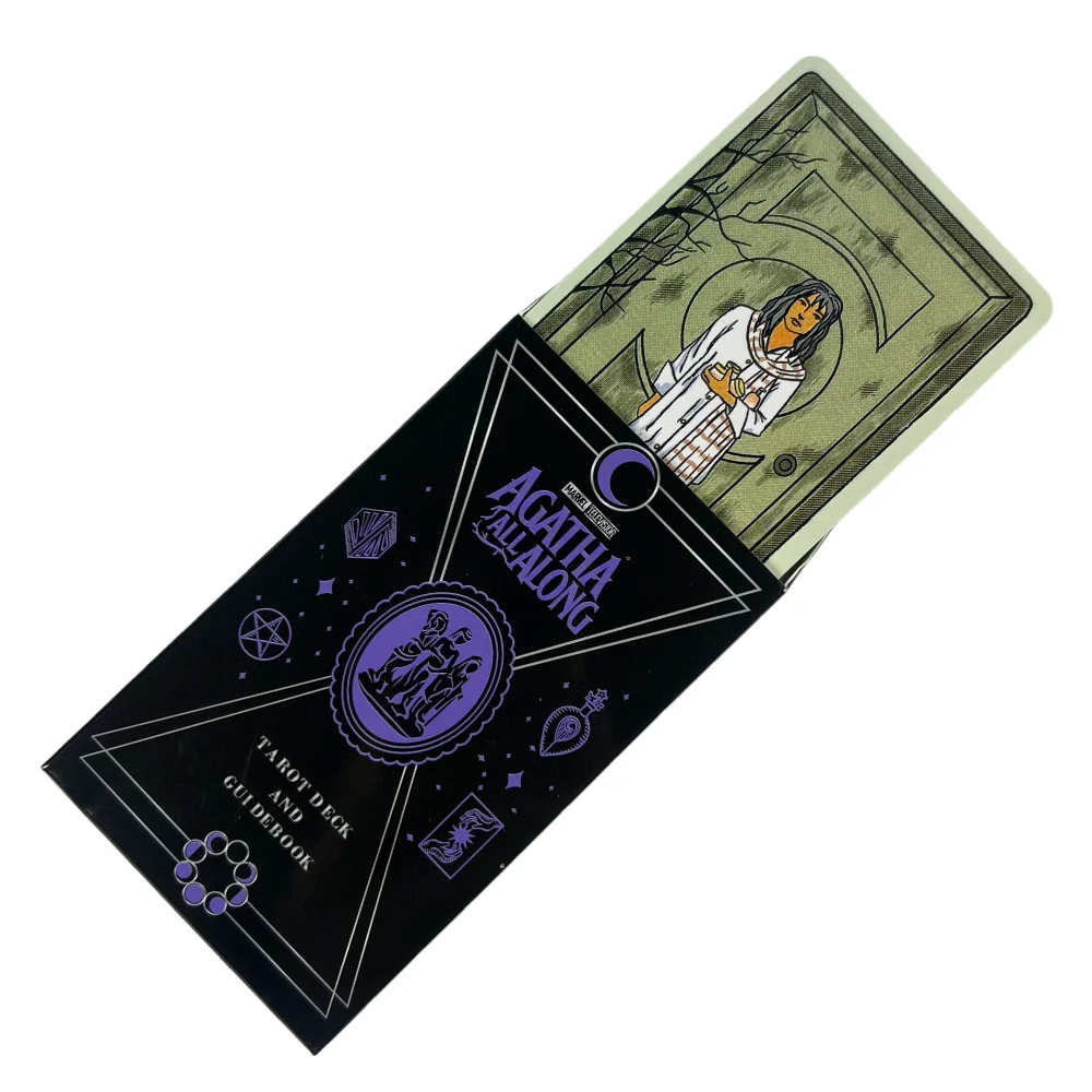

Карточные игры Agatha All Along Tarot: набор из 78 карт, английская версия, для предсказаний судьбы, гадания, вечеринок, подарок на Хэллоуин и Рождество