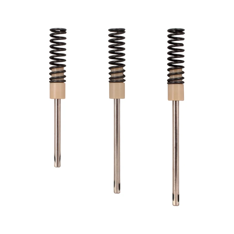 HPA Scuba 10-teiliges Edelstahl-Stangenventil-Set mit PEEK-Dichtungskopf, Federdüsenadapter – Zubehör für Hochdruckstationen