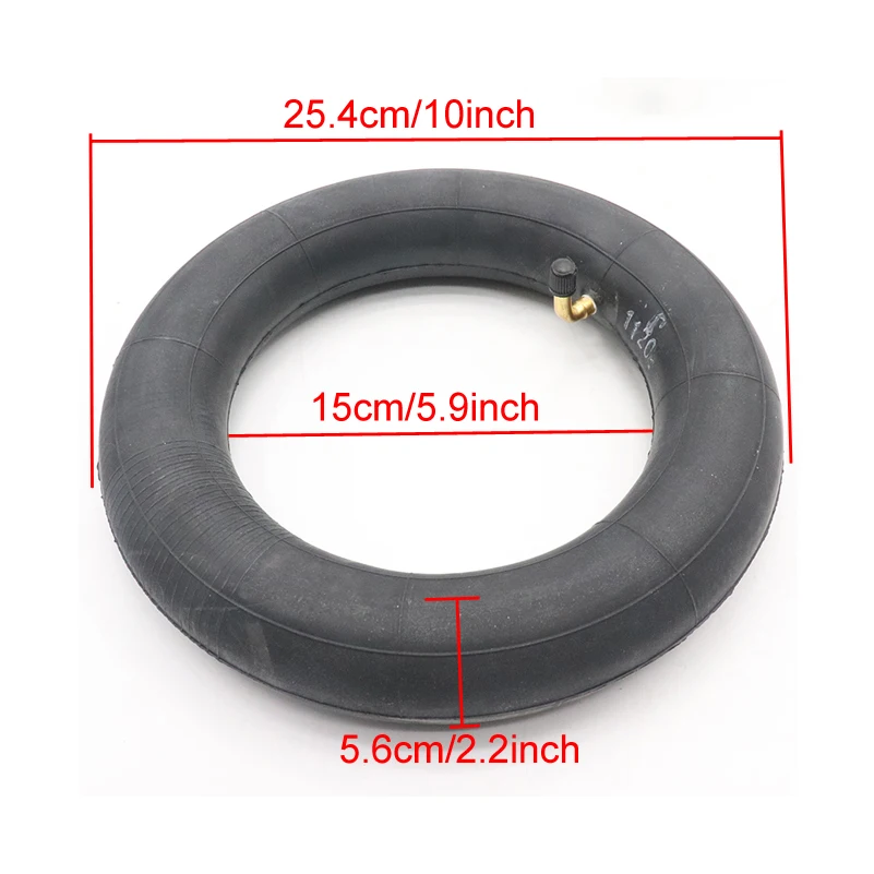 2 PCS 10X2.50 Inner Tube Tire 10 Inch Camera for Kaabo Mantis 10 / Kugoo M4 Pro G1 Inokim Oxo Wheel Electric Scooters Parts view 4