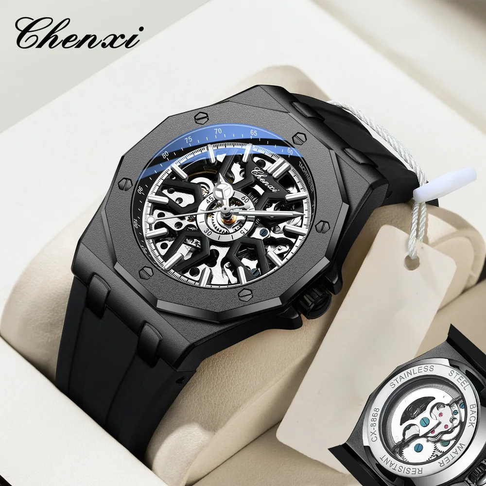 CHENXI reloj mecánico automático para hombre 8868 nueva moda luminosa impermeable Vintage relojes de boda para hombres relojes Masculino