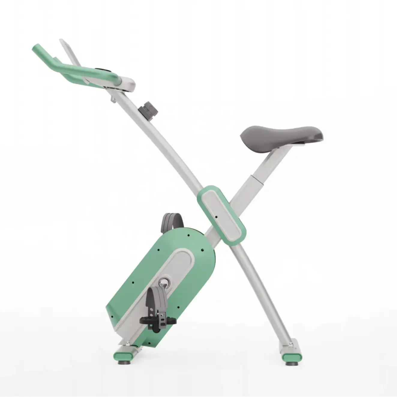 دراجة تمارين اللياقة البدنية الاحترافية المغناطيسية القابلة للطي، مناسبة لبناء الأجسام، للاستخدام الداخلي والمكتب في صالة الألعاب الرياضية #3