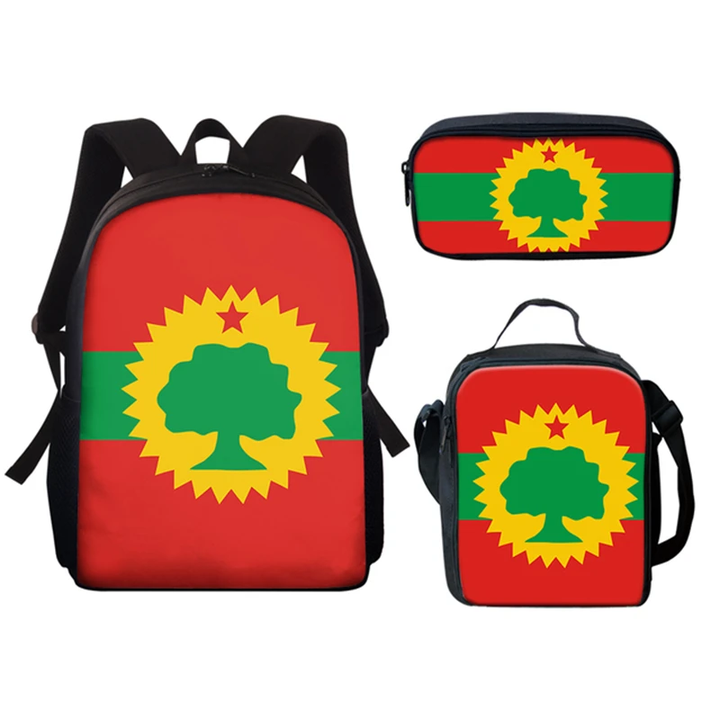 

Creative Popular Peculiar Novelty Funny Flag 3D Print 3pcs/Set pupil School Bags Laptop Daypack Backpack Lunch bag Pencil Case
