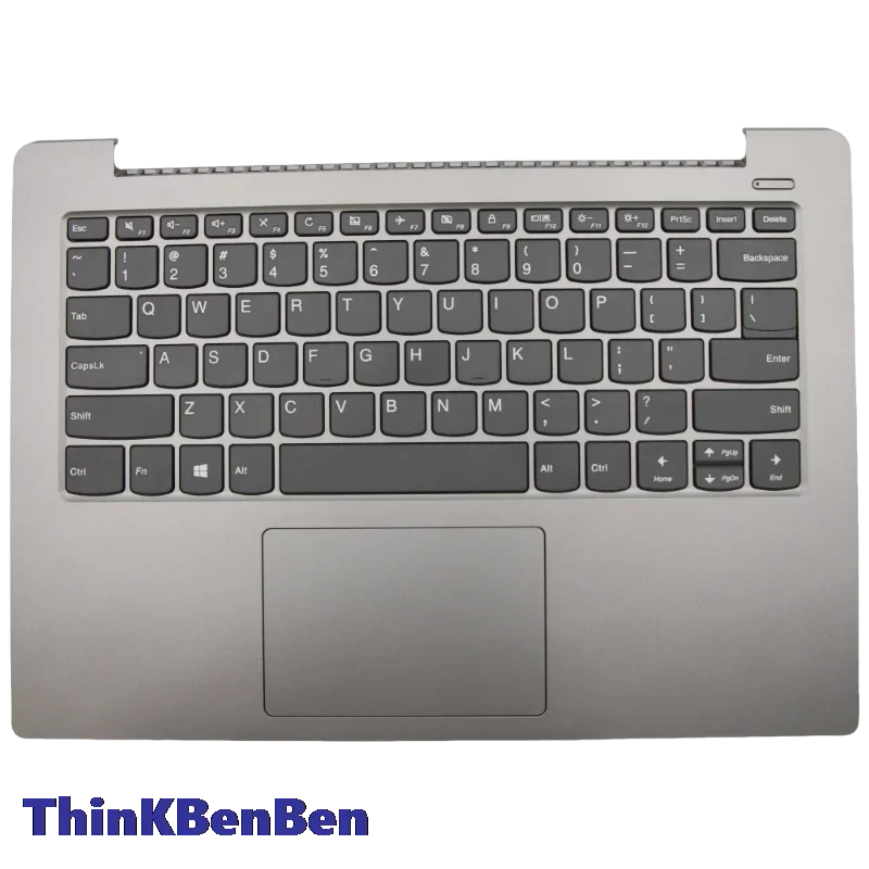 

US English Mineral Gray Keyboard Upper Case Palmrest Shell Cover For Lenovo Ideapad 330S 14 14IKB 14AST 5CB0R57292