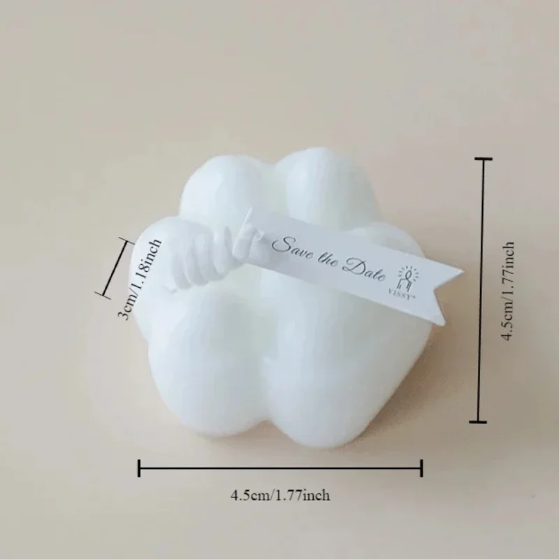 Vela de aromaterapia com garra de gato