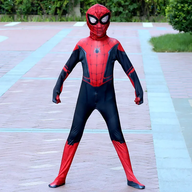 Marvel homem aranha tom holland filme cosplay meninos adultos zentai traje bodysuit estiramento elastano spiderman role play terno