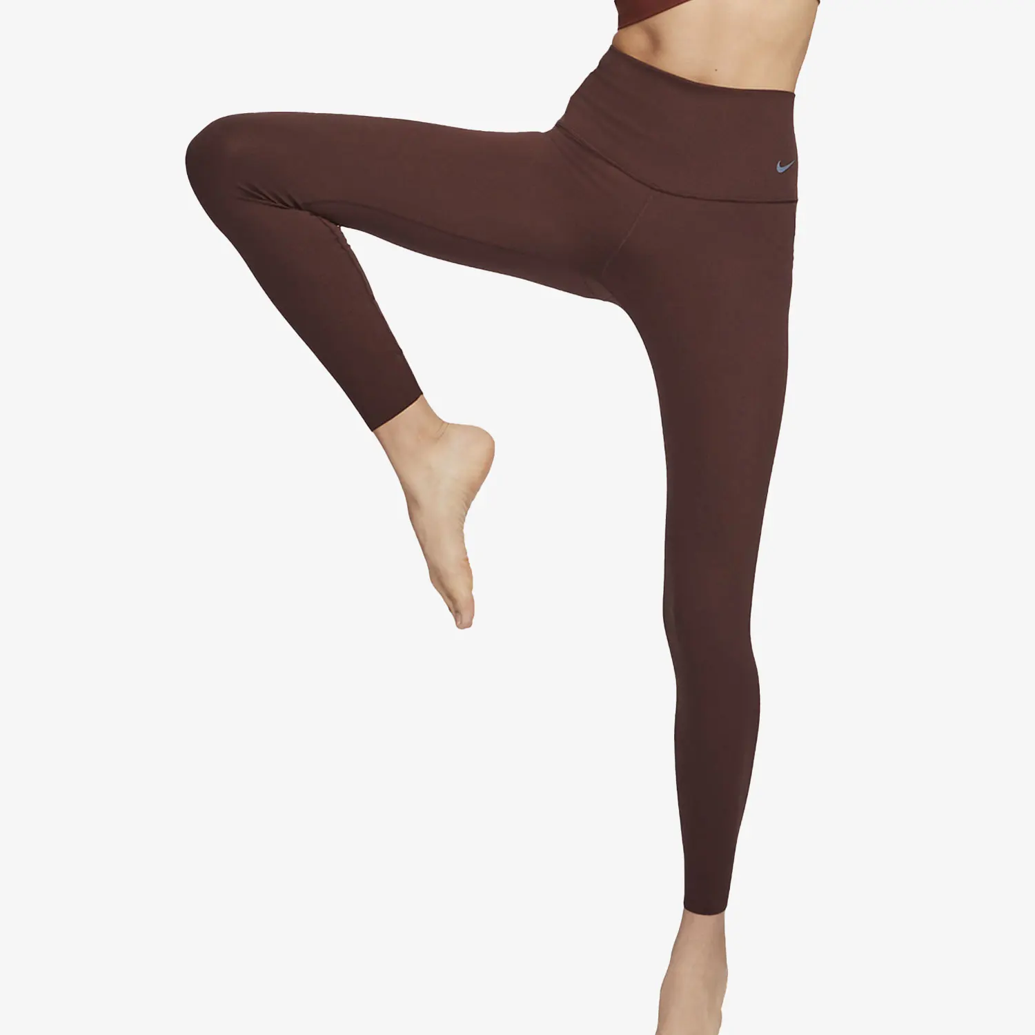 Nike genuine women's breathable, casual, tight fitting fitness cropped pants DQ6014-227