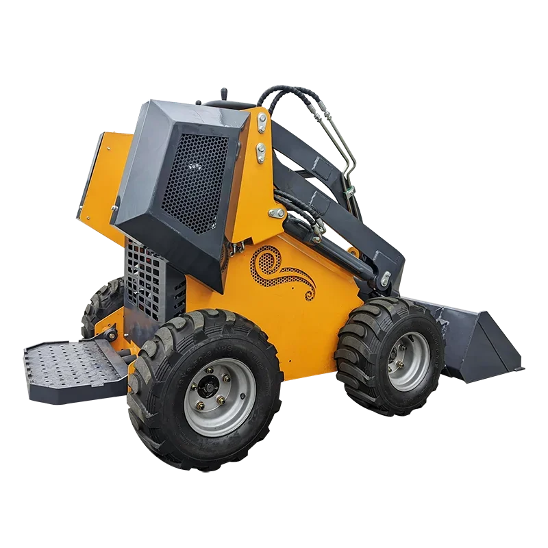 China's Popular Brand New Mini Skid Steer Loader EPA Certified 8t Engine 4x4 Home Use Earthmoving Machinery 1 Year Warranty