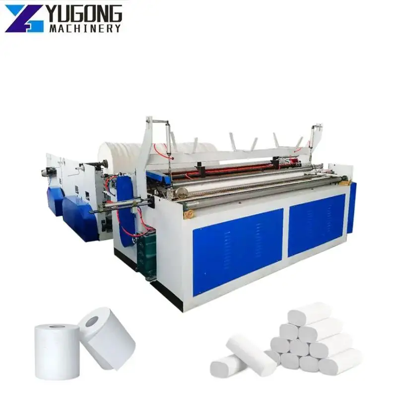 YG Automatic Small Maxi Roll Toilet Tissue Paper Making Machine Customized Product High Quality Napkin Paper Rolling Equipment