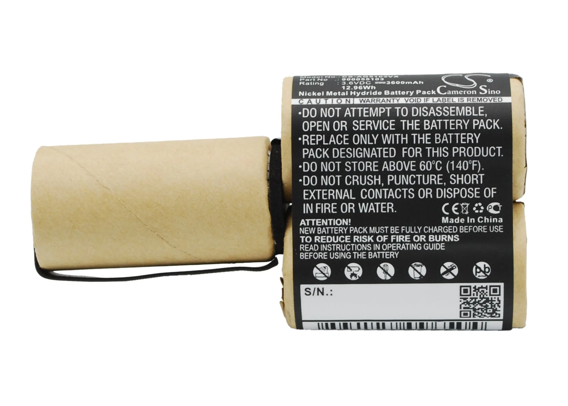 3.6V 3600mAh Vacuum Cleaner Battery 900055103 for AEG Electrolux FM  +TOOL