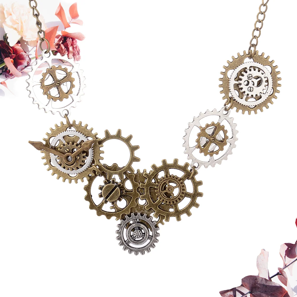 Necklace Gift Personality Accessories Elegant Jewelry Steam Gear Pendant Creative