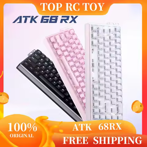 ATK 68RX Mechanical Keyboard Wired 8K Polling Rate Hot Swap RT0.001mm Custom Ergonomics Magnetic Switch E-sports Gaming Keyboard