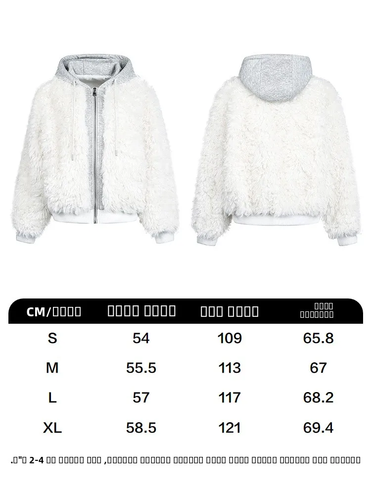 Noonoz Winter Mit Kapuze Kunstpelz Jaet männer Neutral Sle Trendy Marke Paar Design Warme Oberbekleidung Lange Sve Reißverschluss