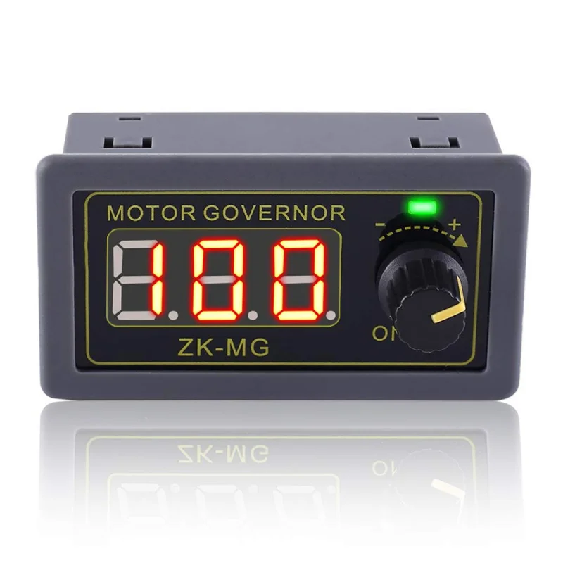 

PWM DC Motor Speed Controller 5V-24V 150W 15A Max – Stepless Variable Knob Switch with Digital Encoder, Signal Generator