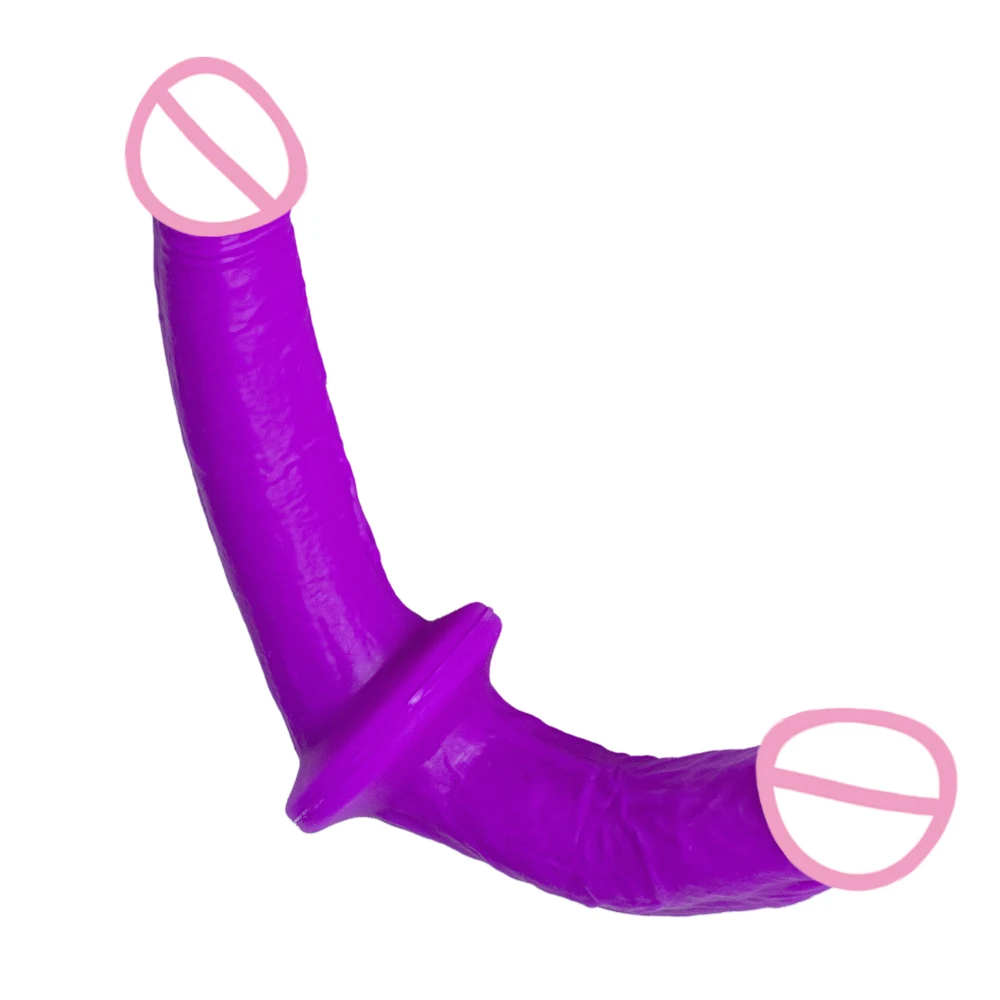 Sex ToysDouble Headed Realistic Dildo Long Penis Double Penetration Adult For G Spot Vagina Anal Sex Designed For Lesbian Women