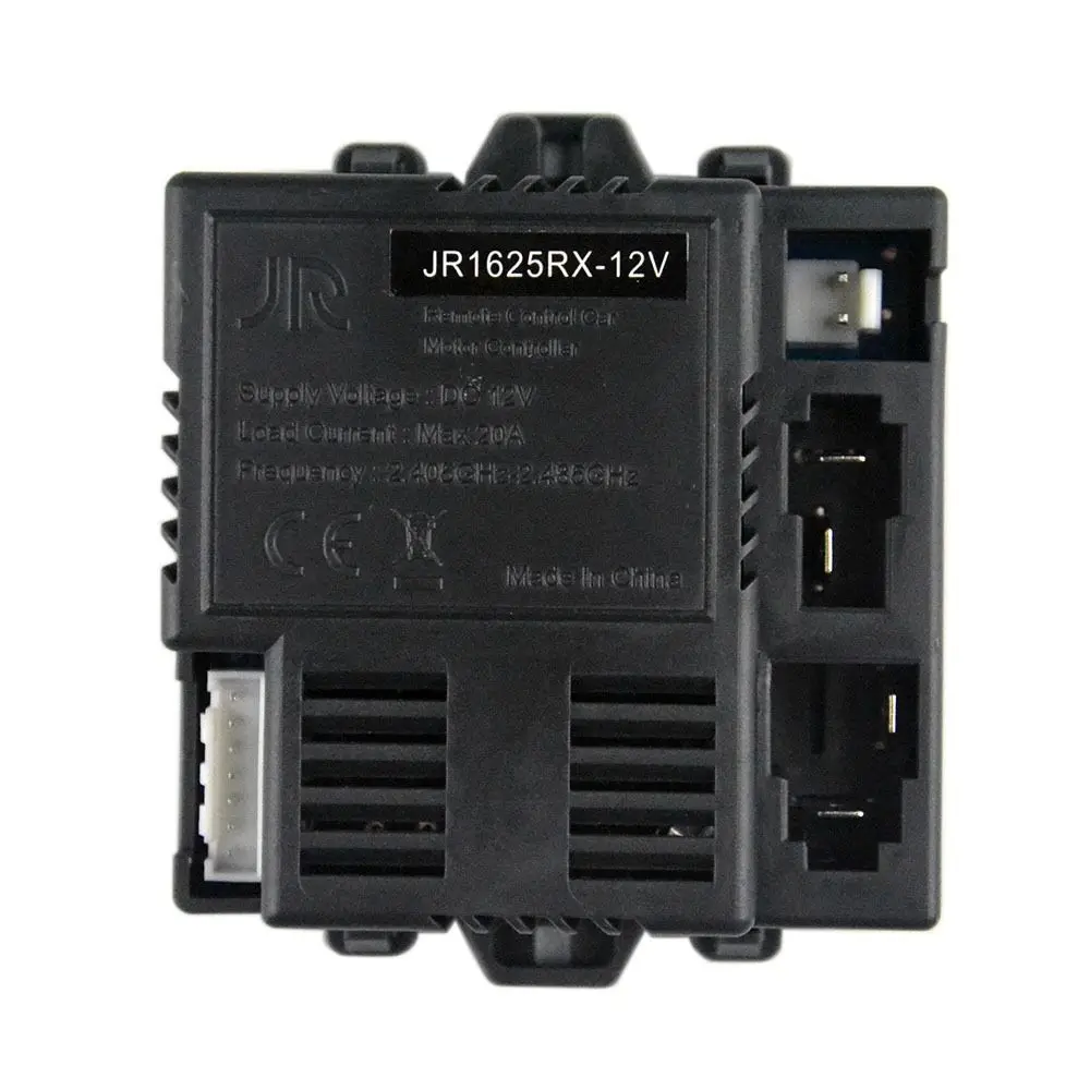 جديد لتقوم بها بنفسك JR1625RX-12V استقبال عالي الجودة السلس بدء الأطفال سيارة كهربائية التحكم عن بعد 2.4G وحدة تحكم بلوتوث