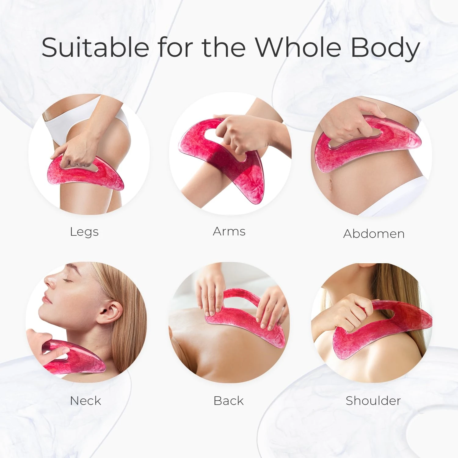 الحجر الطبيعي غواشا اليشم تجميل الوجه كشط أدوات مساج شركة العناية بالبشرة الوجه غوا شا سبا العلاج الطبيعي غوا تشي الأسطوانة #3