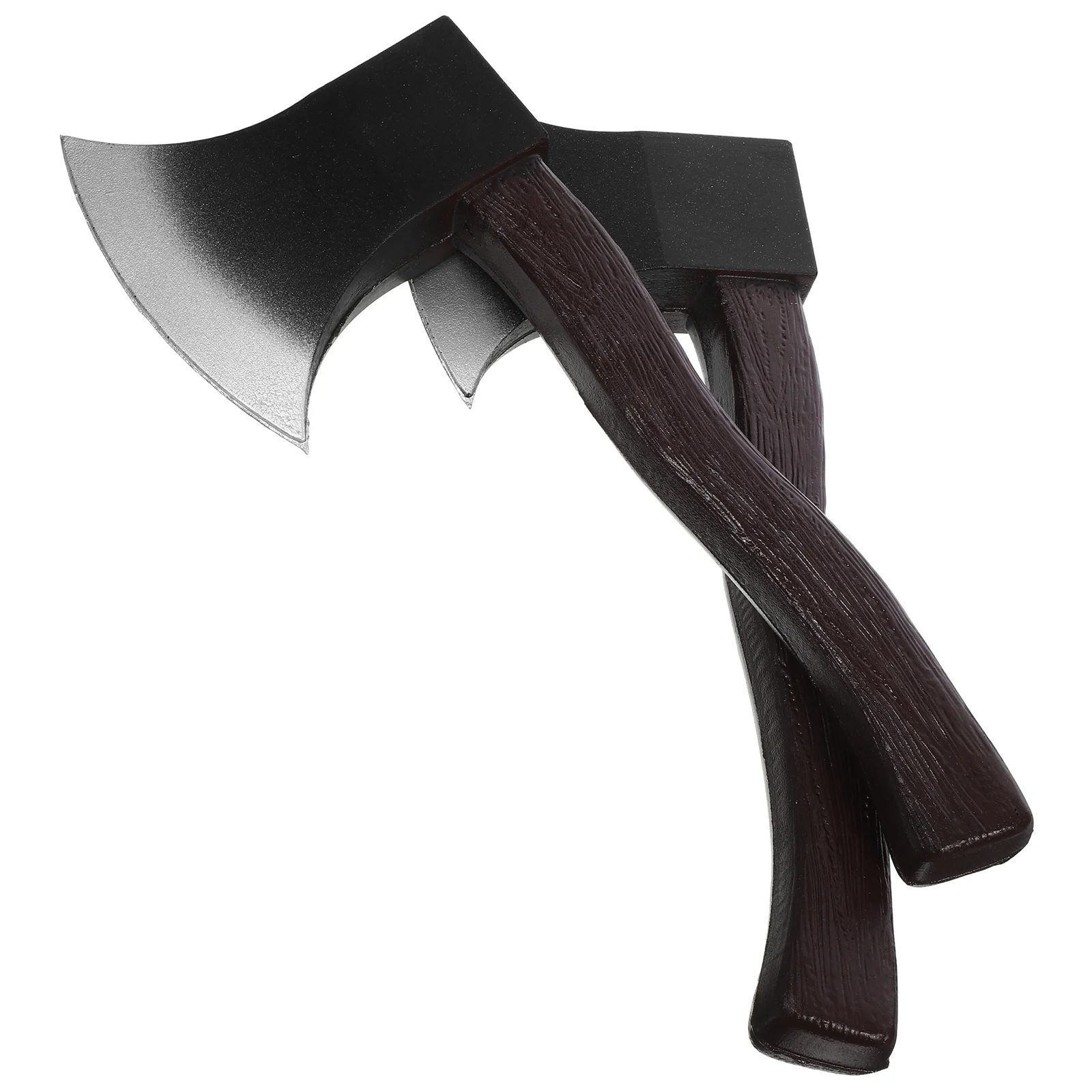 Accesorio de hacha falsa simulada para Halloween, actuación realista, decoración de fiesta, juguete falso, juguete simulado para niños, 2 uds.