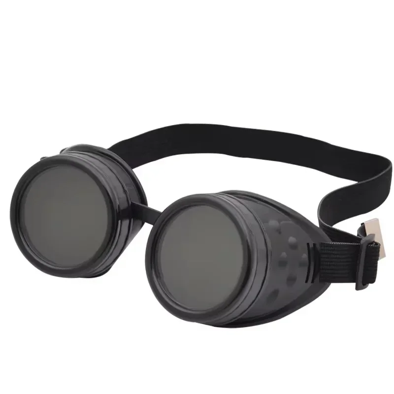 

Heavy Metal Victorian Rivet Steampunk Gothic Style Goggles Vintage Motorcycle Goggles for Cosplay Role Halloween Decorations