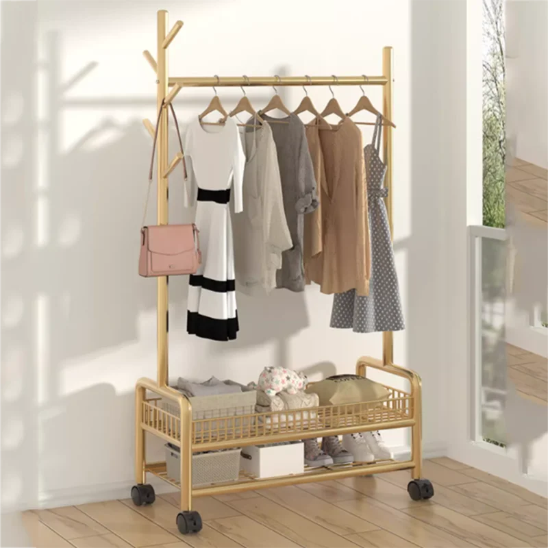 Standing Organizer Coat Hangers Nordic Corner Space Saving Standing Clothes Racks Hallway Racks De Casaco Hallway Furniture