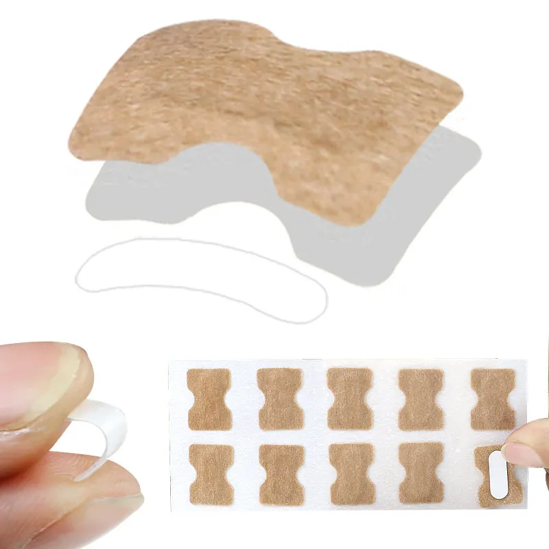 20 piezas Corrector de uñas de los pies pegatina paroniquia tratamiento fijador recuperar Corrector pedicura pie herramienta para el cuidado de las uñas sin pegamento