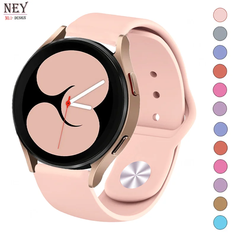 Silicone Band For Samsung Galaxy Watch 6/5/pro/4/6 Classic/active 2 43-47-44mm 20mm/22mm sport bracelet huawei gt 4/2/2e/3 strap