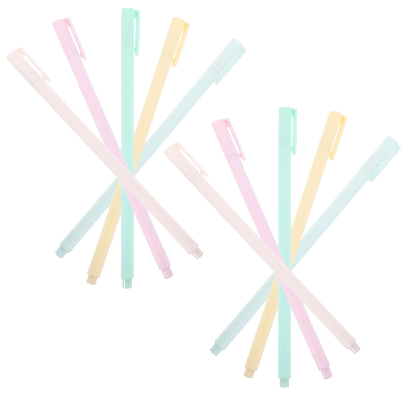 

40 Pcs Candy Color Neutral Pen Cute Pens for Girls Christmas Office Signature Students Gel Plastic