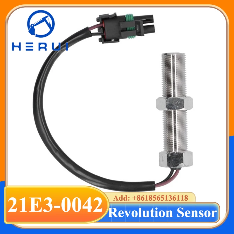 

21E3-0042 RPM Speed Revolution Sensor 21E30042 for R220-5 R220-7 Excavator Construction Machinery Repair Parts