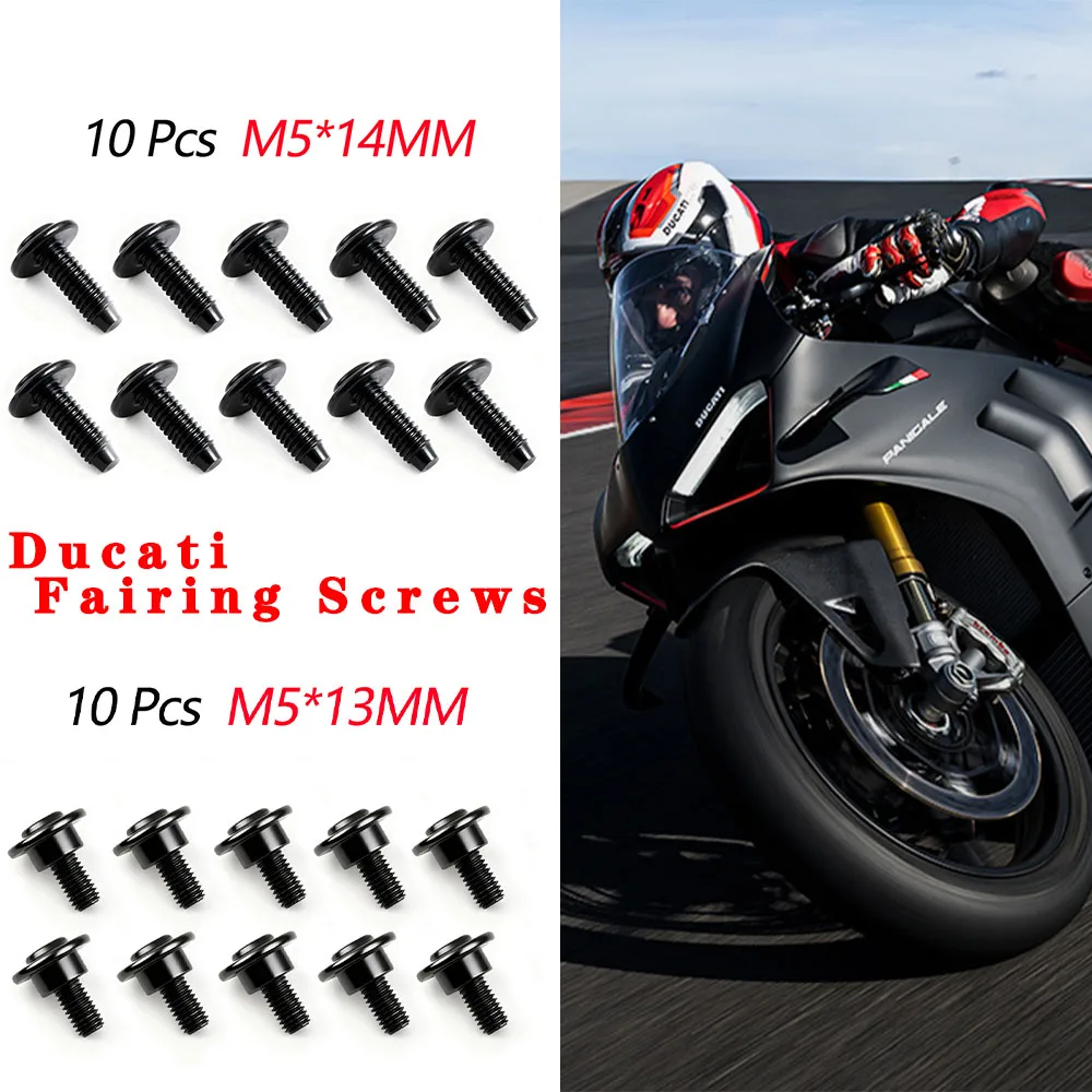 New For Ducati Diavel V4 Monster 950 Multistrada V2 V4 M5 Motorcycle Accessories Cowling Fairing Screws