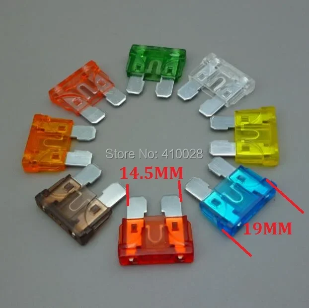 shhworldsea 45PCS Assortment Auto auto mid Blade Type Fuse 5A 7.5A 10A 15A 20A 25A 30A 35A 40A