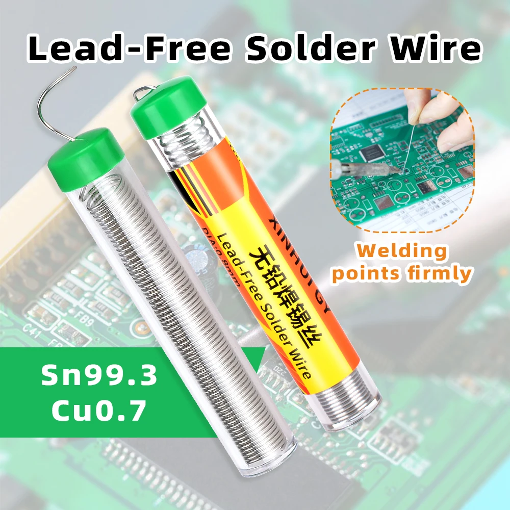 Lead Free Solder Wire 10G 0.8/1.0mm  Tin Pen Portable Rosin Core Solder Welding Soldering Iron Repair Toolds