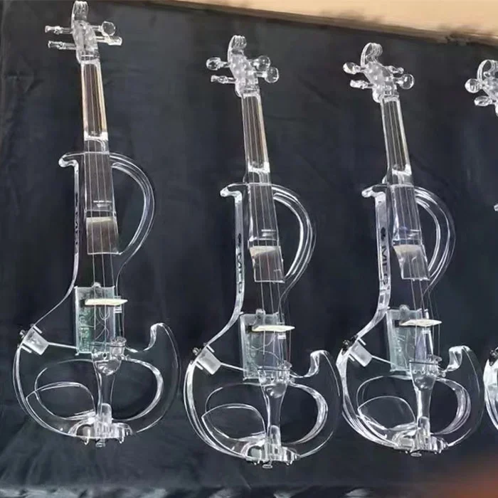 AIYI  S-type Transparent  Acoustic Perfesional Pickup Electric Violin