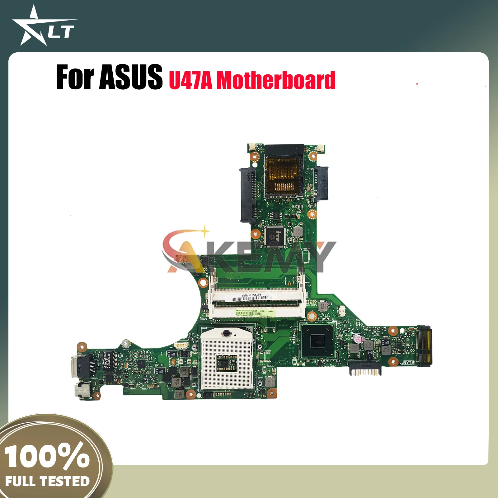 

U47A Laptop Motherboard For ASUS U47A U47 Notebook Mainboard This item is in stock 100% tests OK fast shipping High quality
