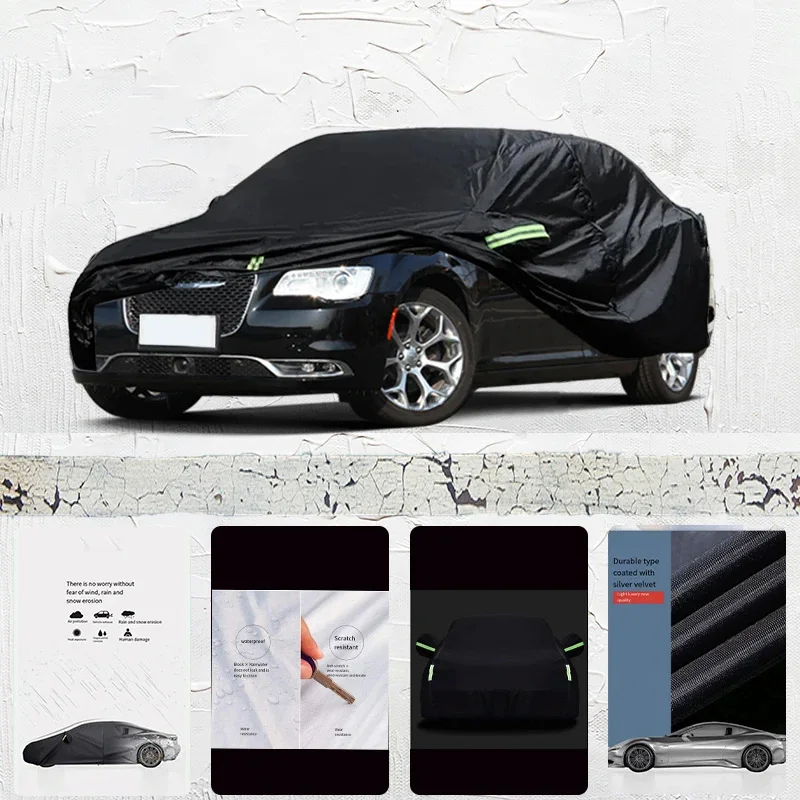 

For-Chrysler-300C-Exterior-Car-Cover-Outdoor-Protection-Full-Car-Covers-Waterproof-Sunshade-Anti-UV-