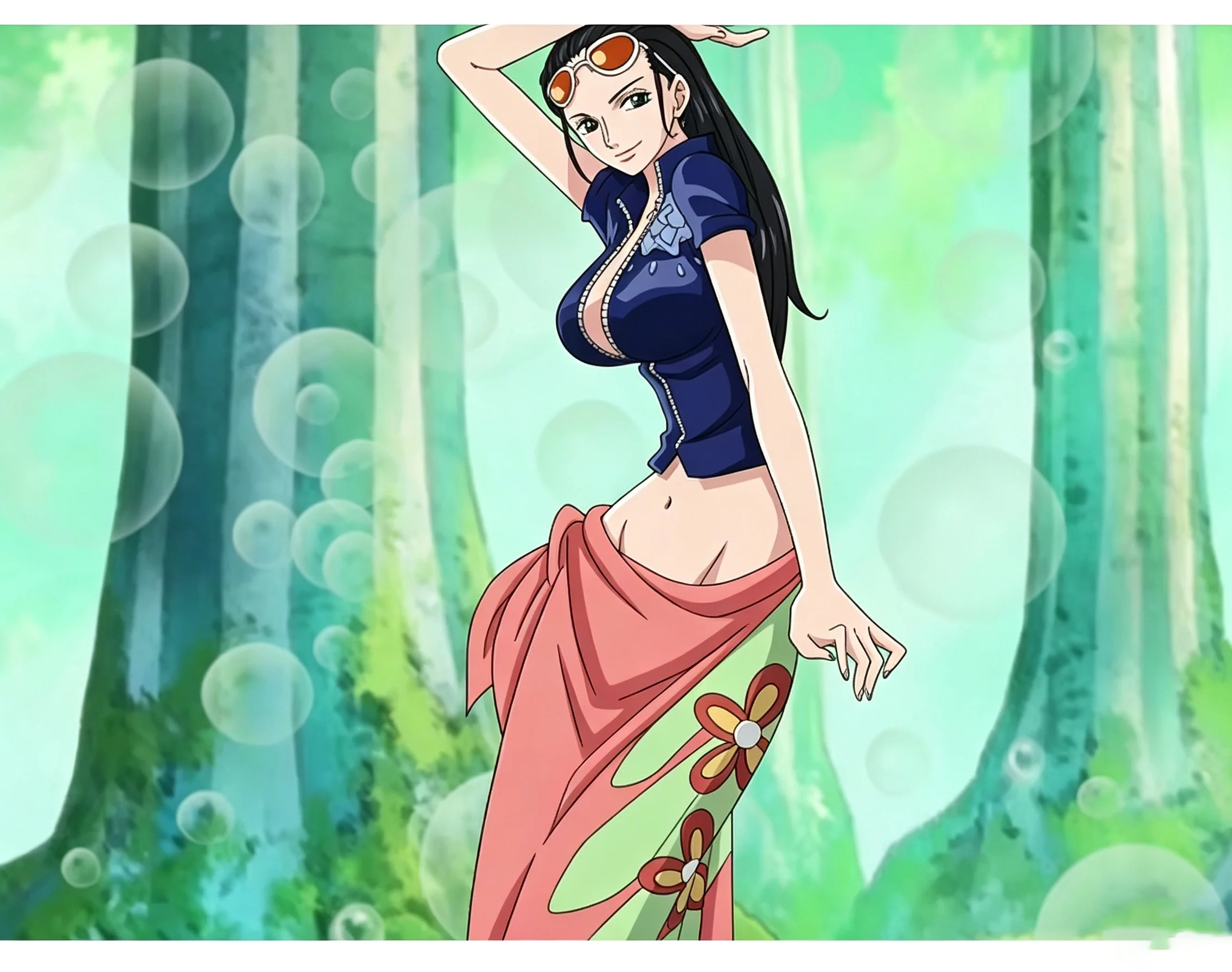 Disfraz de Anime para Cosplay, traje de Nico Robin, disfraz de fiesta para niña, traje de Carnaval de Halloween