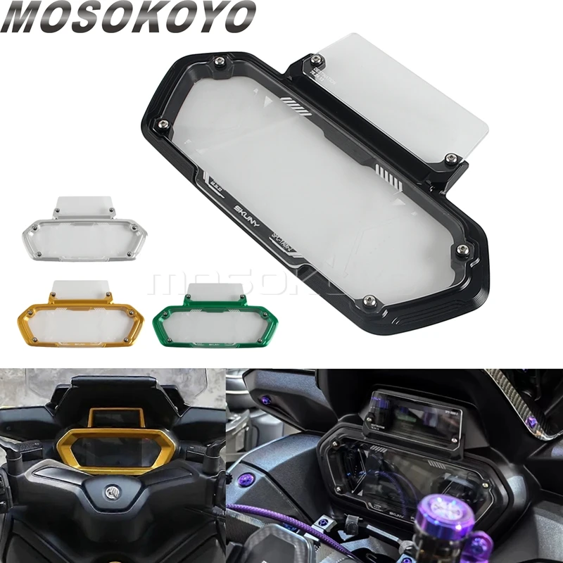 Motorcycle Screen Protection For YAMAHA XMAX 300 XMAX300 X-MAX300 2023-2025 Dashboard Cover Cap Protector Instrument Meter Frame
