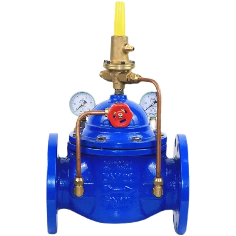 CQATMT Ductile iron 800X flange differential pressure bypass balance valve hydraulic water control valve vale