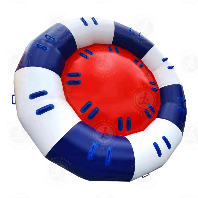 inflatable water sports flying inflatable towable tube saturn inflatable raft for water play games