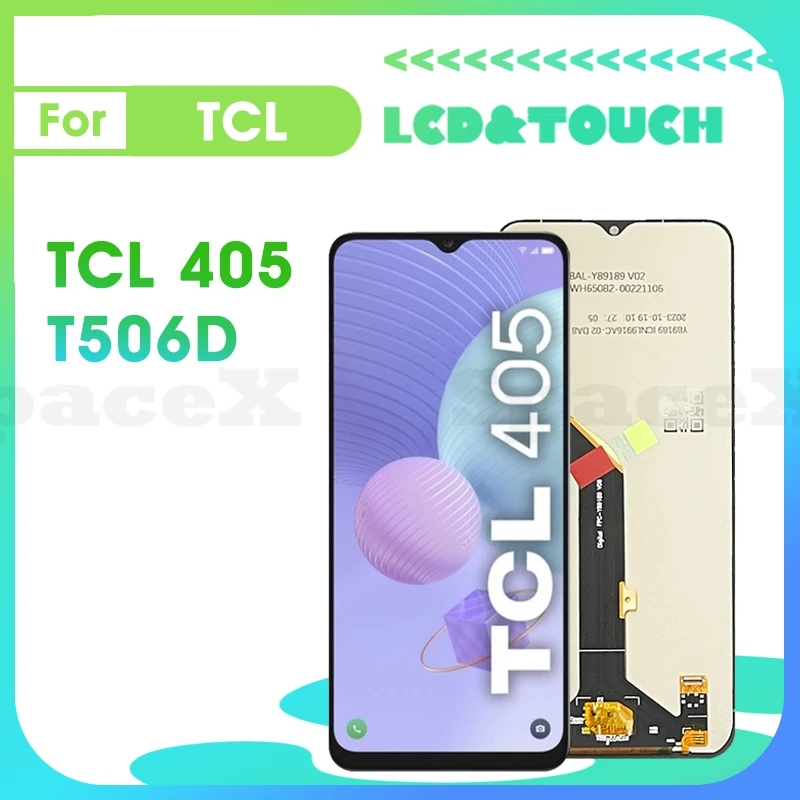 

TCL 405 6.6"Tested For TCL 405 LCD T506D LCD Display Touch Digitizer Assembly Replacement Phone Screen TCL 405 LCD