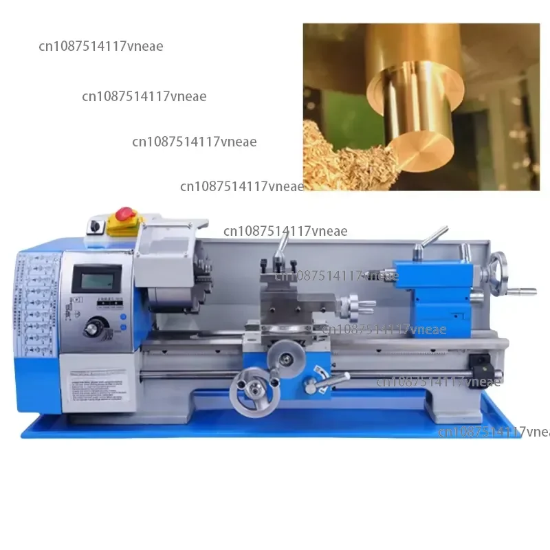 210 Mini Manual Lathe Machine for Home and Construction Use 220V with TC Machine Core Components for Metal and Wood Turning