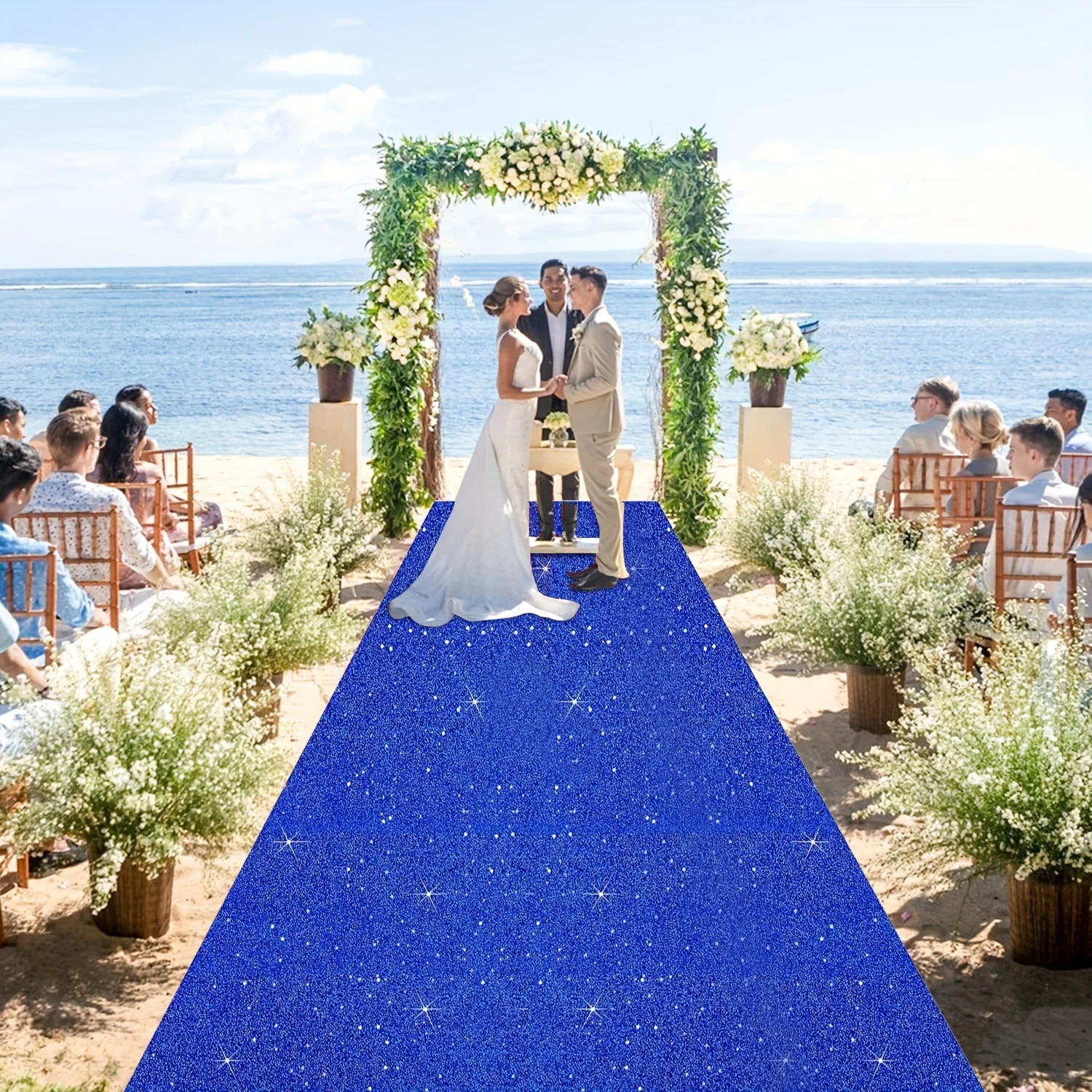 

Синий романтический свадебный ковер в длинную полоску, длинный ковер для праздника, Рождества, Дня Благодарения, подиума на открытом воздухе, ковер для свадебного прихожей